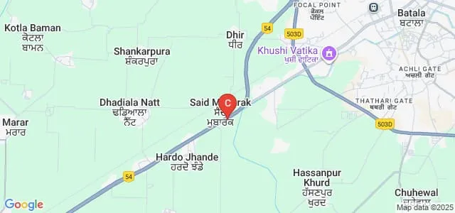 VMS College of Law, Batala Map