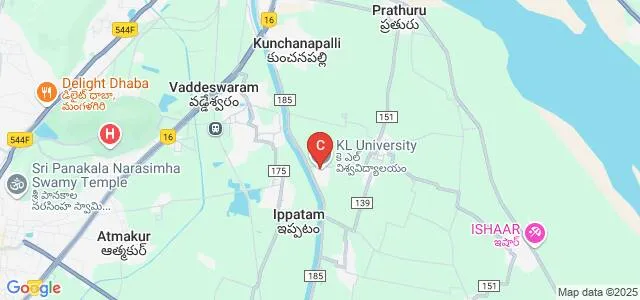 KL College of Pharmacy, Guntur Map