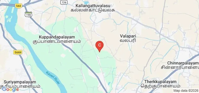Vivekanandha College of Education for Women, Tiruchengode Map