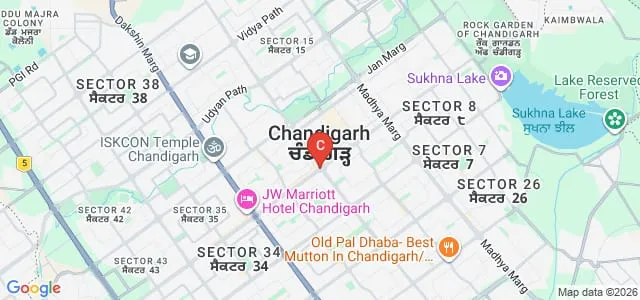 NMIMS School of Commerce, Chandigarh Map