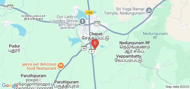 Dhivya Polytechnic College, Tiruvannamalai Map