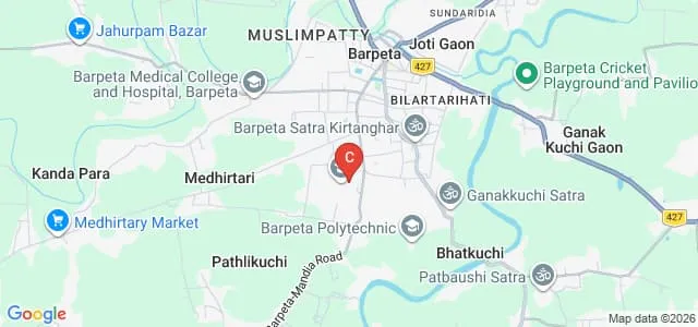 Barpeta BT College, Barpeta Map