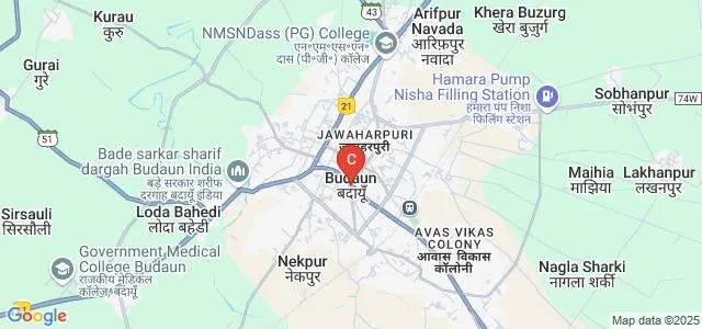 Daryao Singh Rathore Memorial Mahavidyalaya, Baduan Map