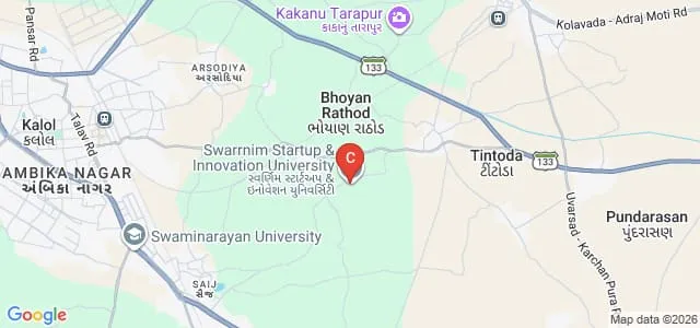 Swarrnim Institute of Technology, Gandhinagar Map