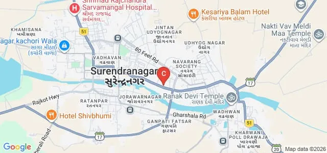Smt MM Shah College of Education, Surendranagar Map