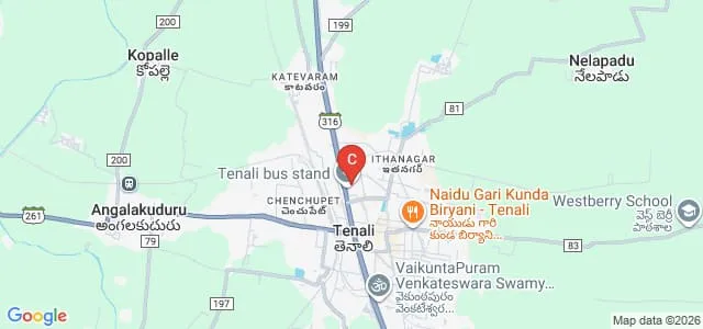 Anitha Venkateswara Rao College of Education, Tenali Map