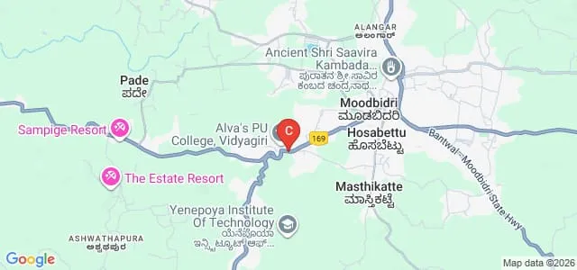 Alva's College of Medical Laboratory Technology and Post Graduate Research Centre, Moodbidri Map