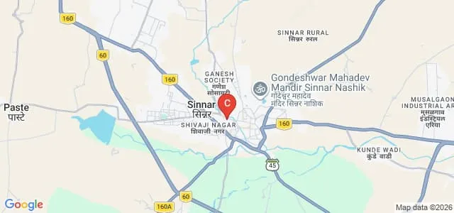 Sharda College, Sinnar Map