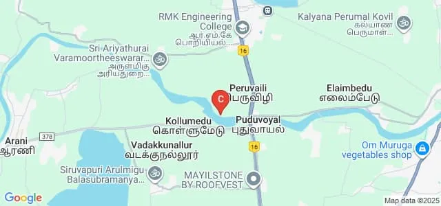 TJS Engineering College, Thiruvallur Map