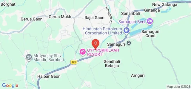 Samaguri College, Nagaon Map
