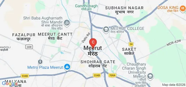 Venkateshwara College of Pharmacy, Meerut Map