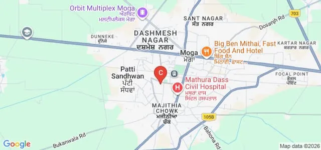 SD College for Women, Sultanpur Lodhi Map
