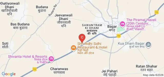 Krishnadevi Maheshwari Pharmacy College, Jhunjhunu Map