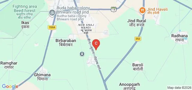 Bhai Surender Kumar Memorial College of Education, Jind Map