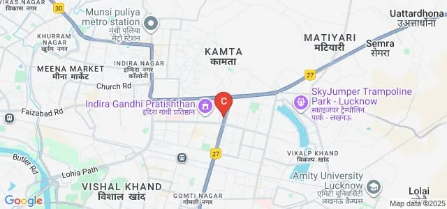 School of Management Sciences, Lucknow Map