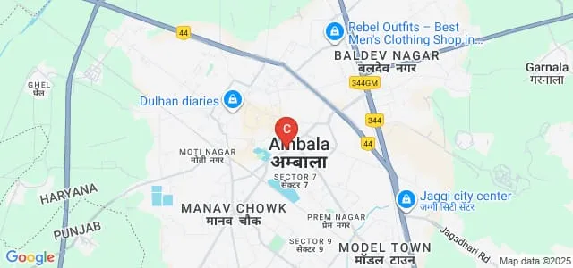 Dev Polytechnic College, Ambala Map