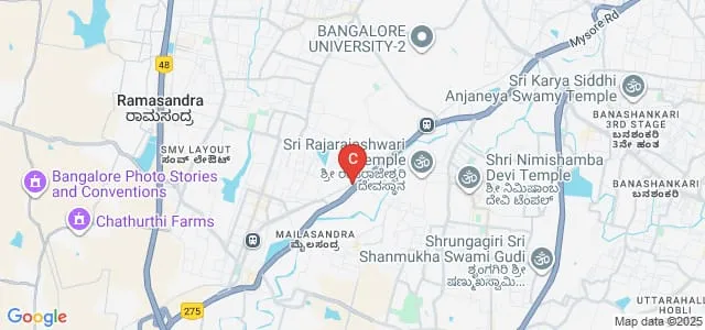 Bangalore Institute of Management Studies, Bangalore Map