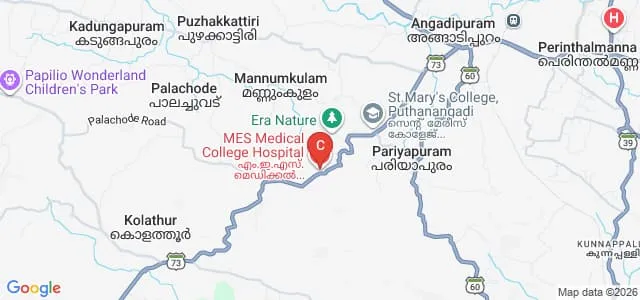MES Medical College, Perinthalmanna Map