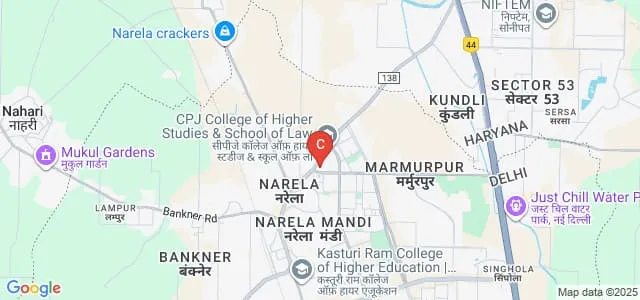 National Institute of Homoeopathy, New Delhi Map