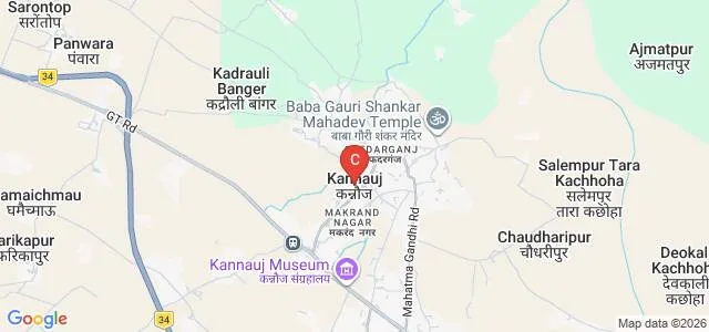 Gautam Buddha Balika Mahavidyalaya, Kannauj Map