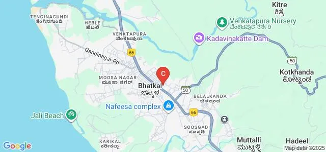 Government First Grade College, Bhatkal Map