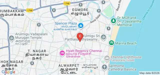 The New College, Chennai Map