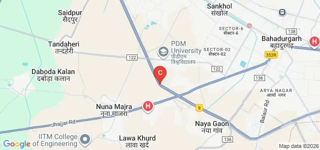 Lt Mahipat Singh College of Education, Bahadurgarh Map