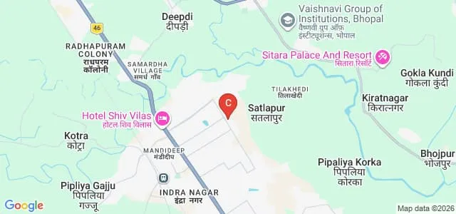 Raja Bhoj Government College, Raisen Map