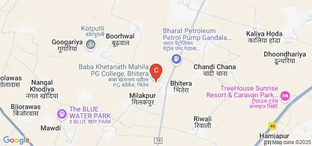 Baba Khetanath Girls College, Alwar Map