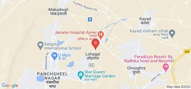 Aryan College, Ajmer Map