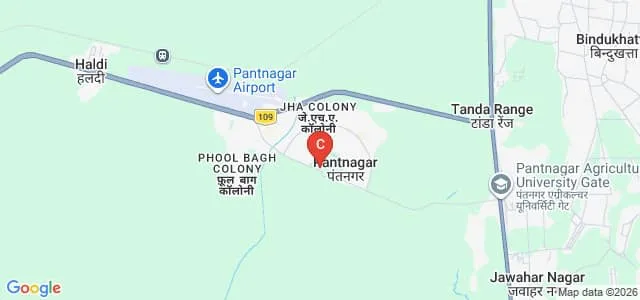 College of Agribusiness Management, Pantnagar Map