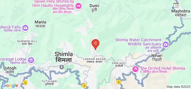 Rajkiya Kanya Maha Vidyalaya, Shimla Map
