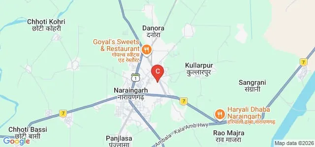 Shree Birkha Ram College of Education, Ambala Map