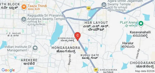 The Oxford College of Engineering, Bangalore Map