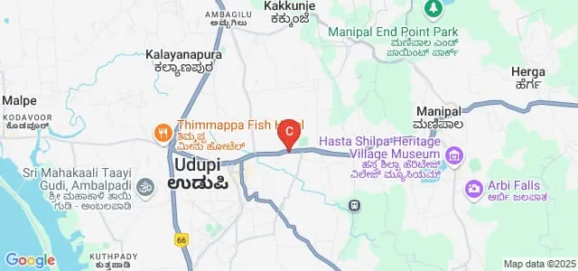 Zee Institute of Creative Arts, Udupi Map