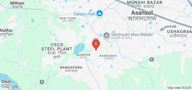 Department of Law, Kazi Nazrul University, Burdwan Map