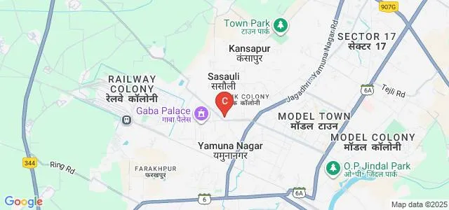 Dr JP Sharma Memorial School and College of Nursing, Yamuna Nagar Map