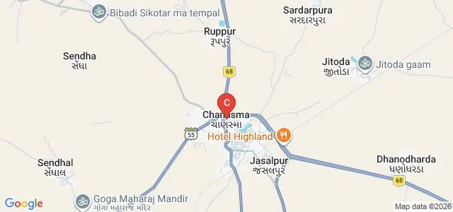 BM Shah Mahavidhyalaya, Zilia Map