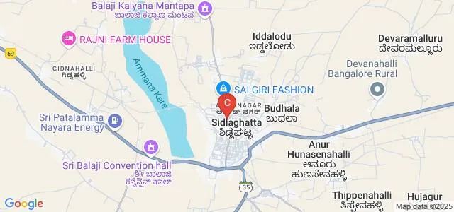 Government First Grade College, Shidlaghatta, Chikkaballapura Map