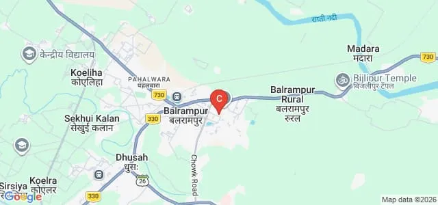 Maharani Lal Kunwari PG College, Balrampur Map