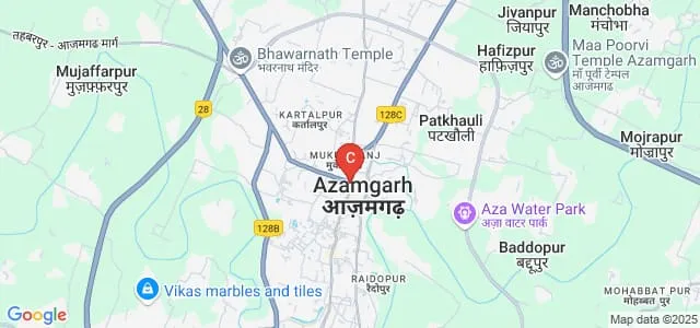 Baijnath Ramnaresh College of Technology, Azamgarh Map