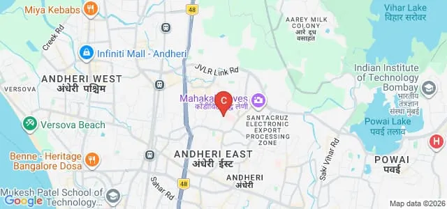 Tolani College of Commerce, Mumbai Map