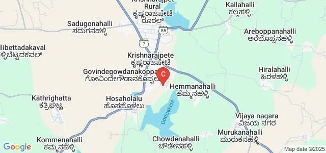 Government First Grade College, Krishnarajpet Map