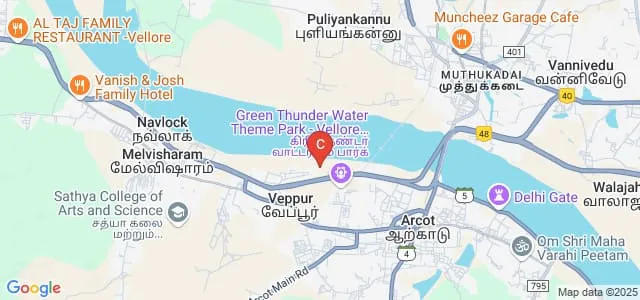 Global College of Arts and Science for Women, Vellore Map