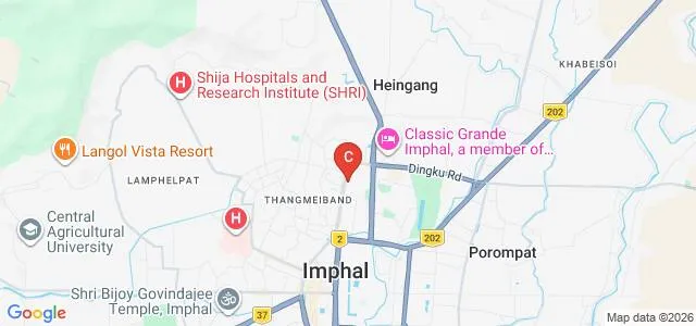 Dhanamanjuri College of Arts, Imphal Map