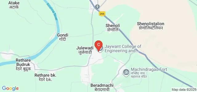 Shree Jaywantrao Bhosale Polytechnic, Sangli Map