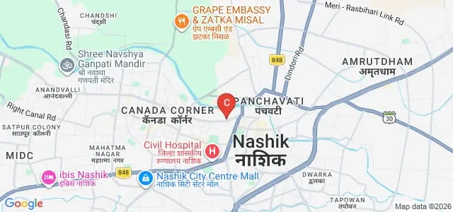 MVP Samaj's College of Pharmacy, Nashik Map