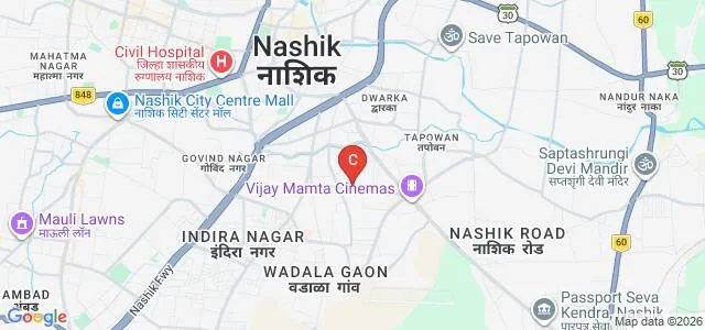Ashoka International Centre for Educational Studies and Research, Wadala Map