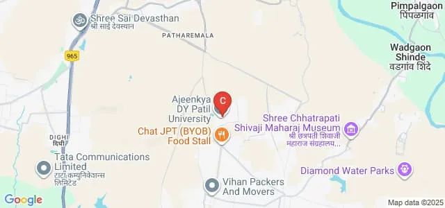 Ajeenkya DY Patil University School of Law, Pune Map