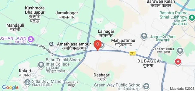 Lucknow Degree College, Lucknow Map